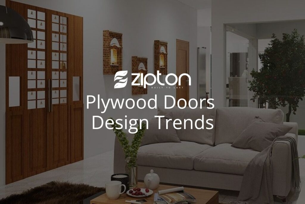 Plywood door design 