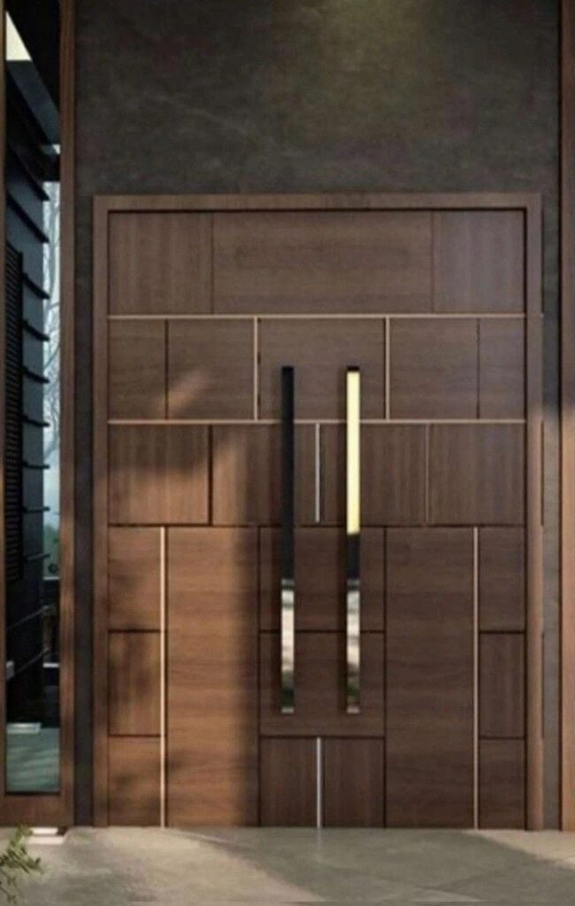 wooden front door,
zipton